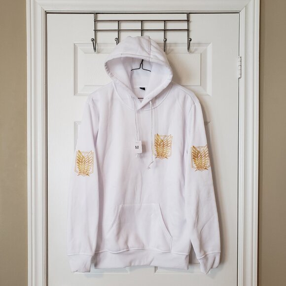NWT Girls Attack On Titan Survey Corps Hooded Sweatshirt ~ Size 14-16 yrs. ~ - Picture 1 of 6